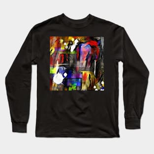 Colorful abstract painting Long Sleeve T-Shirt